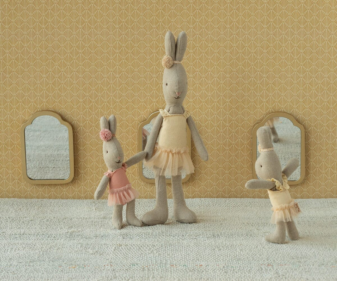 Maileg - Hare, Mikro - Balletdragt Og Tylskørt Rosa - Micro Legetøj 
