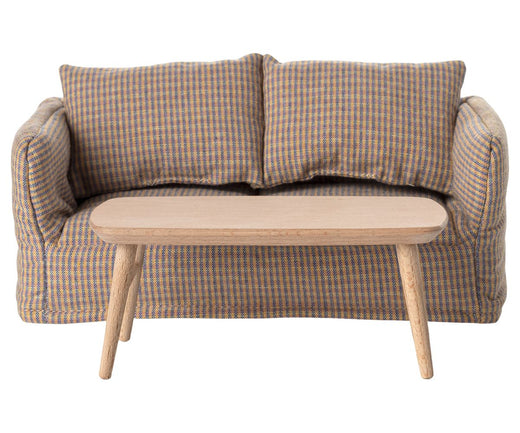 Maileg - Sofabord, Mus - Natur - Mouse Furniture Legetøj 