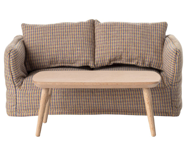 Maileg - Sofabord, Mus - Natur - Mouse Furniture Legetøj 