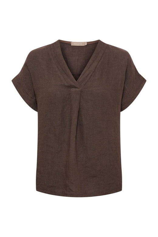 Marta Du Chateau - Mdcbellissima Blouse 86520 - Mocca