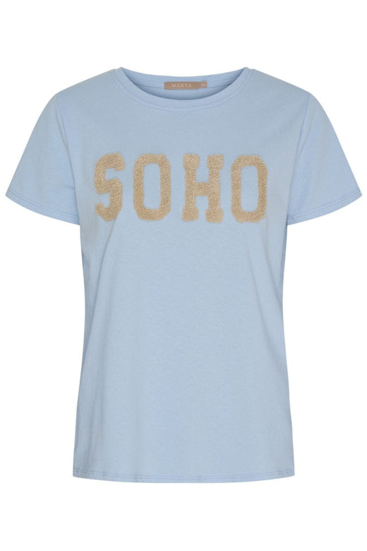 Marta Du Chateau - Mdcherdis Tee 84275 - Celeste Light/Beige