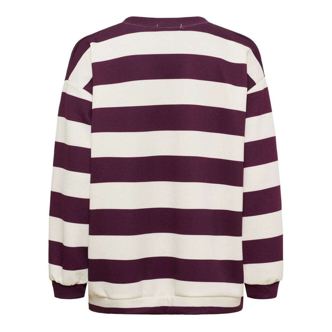 Marta Du Chateau - Mdcnerina Sweatshirt 22659S - Bordeaux/Pink