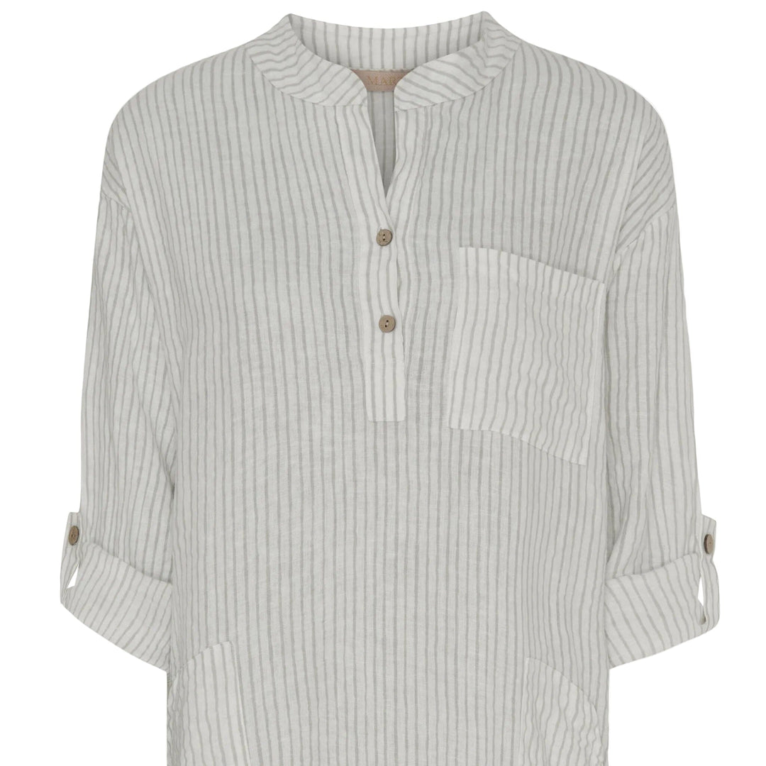 Marta Du Chateau - Mdcness Dress 93911-1 - Panna Grey Stripe Kjoler 