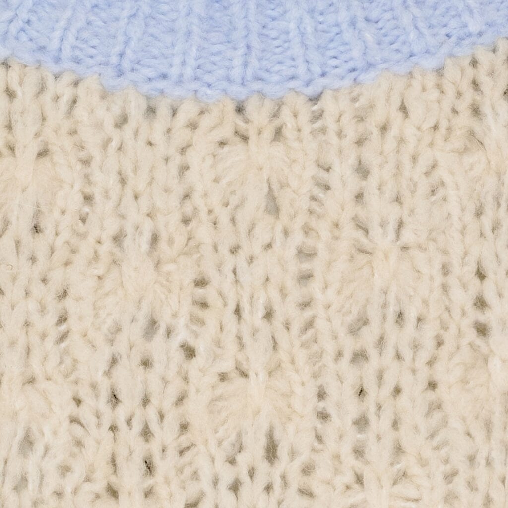 Marta Du Chateau - Mdcpernilla Knit 8155 - Beige Strikbluser 