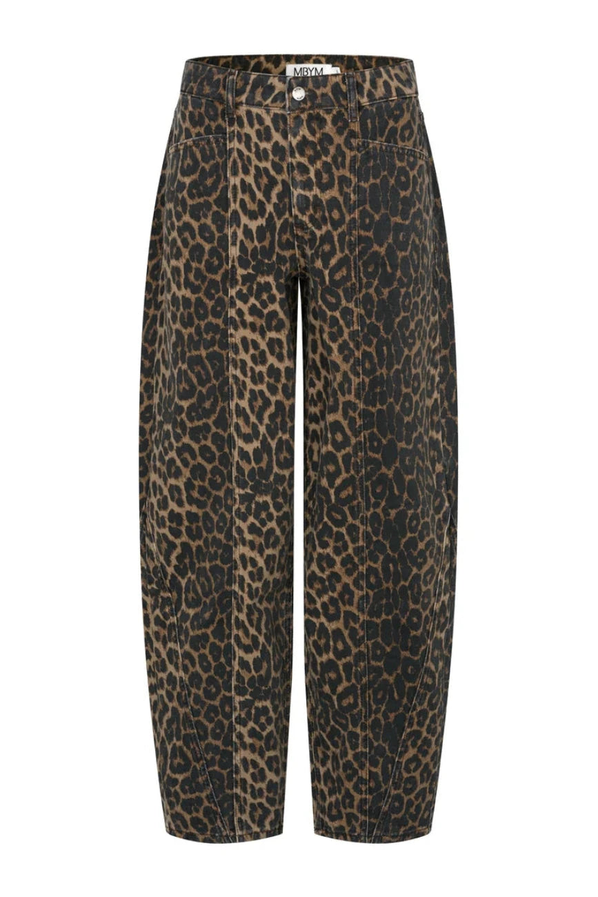 Mbym - Almira-M 64330794 - V56 - Leopard Mist Jeans 