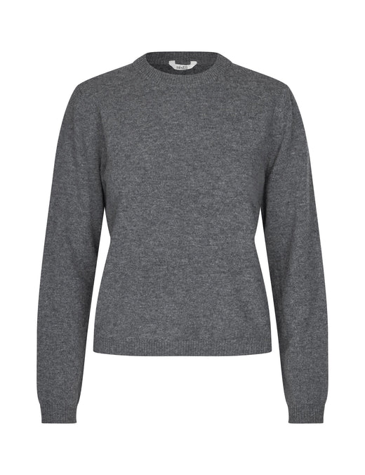 MbyM - Christin-M 63930981 - 671 - Dark Grey Melange Strikbluser 