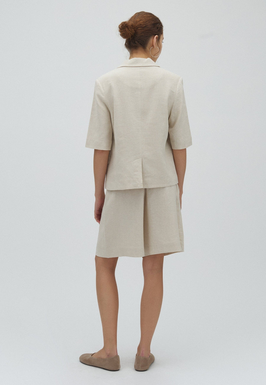 MbyM - Guri-M 31779531 - H47 - Natural Linen Shorts 