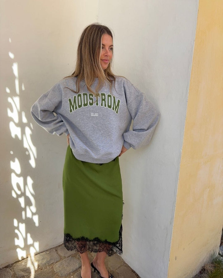 Modström - Bakirmd Sweat 59282 - 7087 - Grey Melange Sweatshirts 