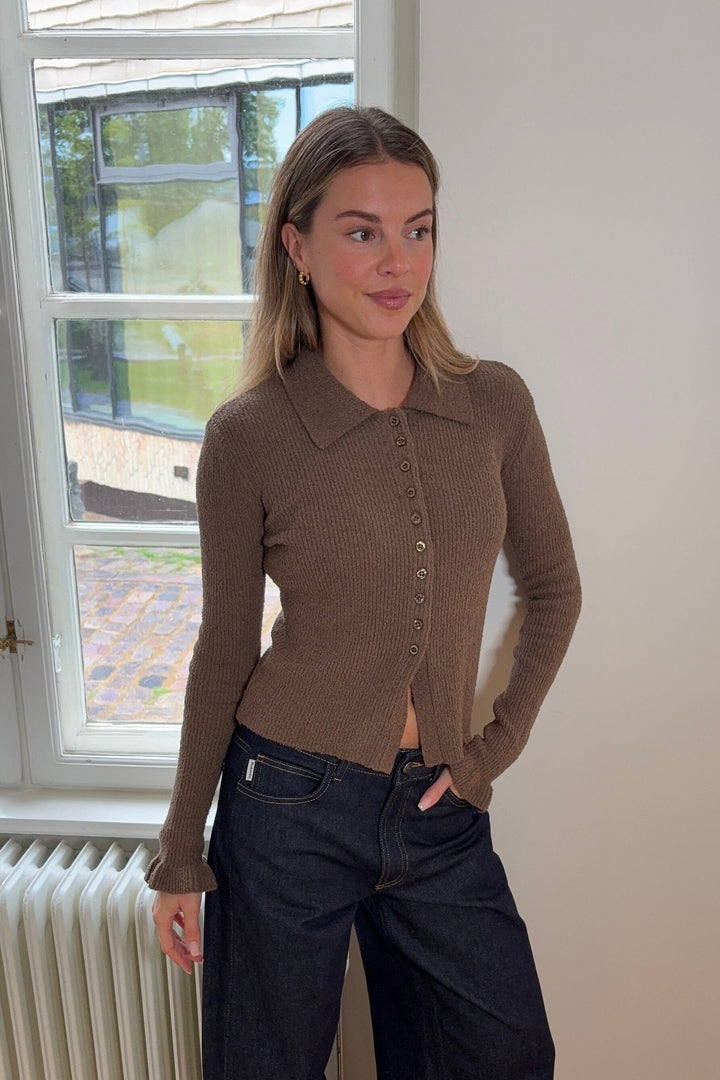 Modström - Corneliamd Cardigan 59371 - 5584 - Chocolate Chip Cardigans 