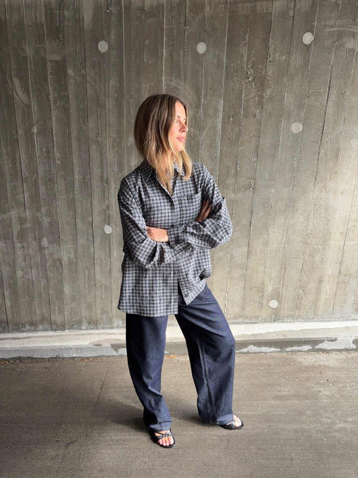 Modström - Dorotheamd Shirt 59489 - 12072 - Grey Check Skjorter 