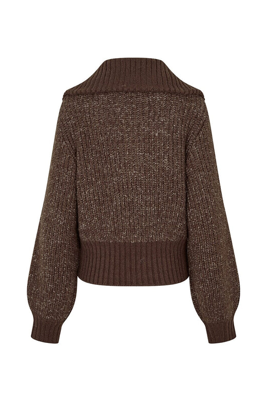 Modström - Dyvekemd Cardigan 59475 - 05508 - Seal Brown