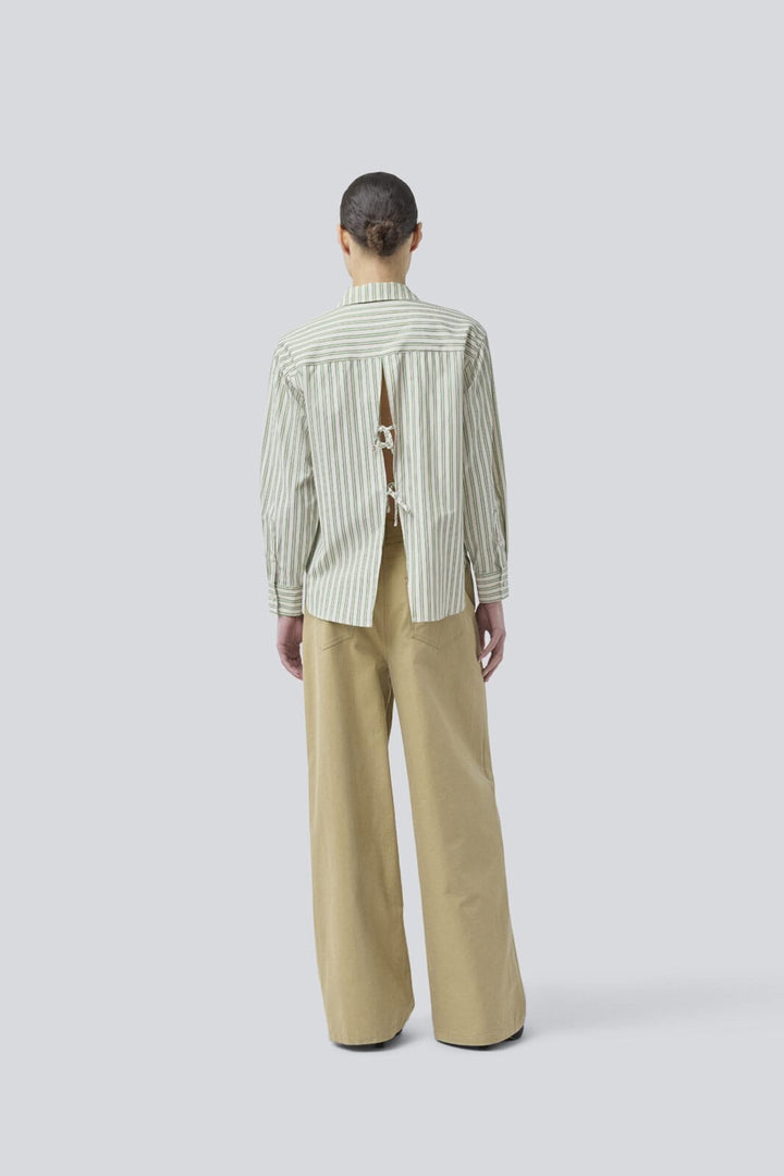 Modström - Millemd Shirt 58598 - 11517 - Medium Green Stripe