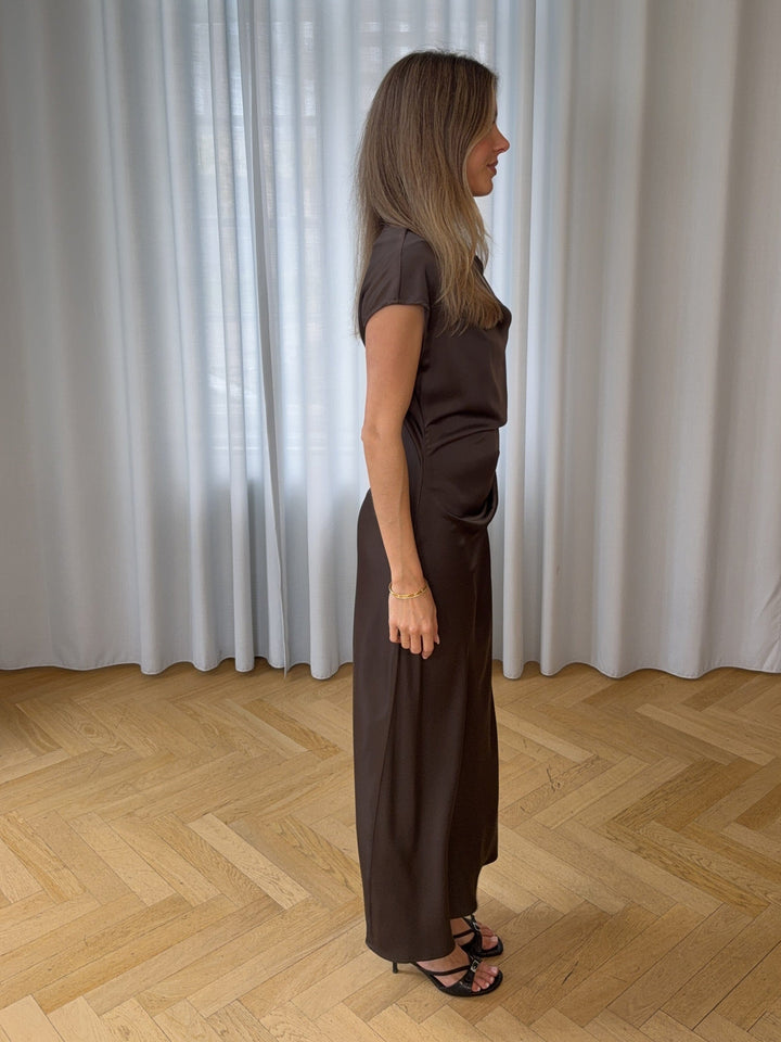 Modström - Tailormd Dress 58386 - 05508 - Seal Brown Kjoler 
