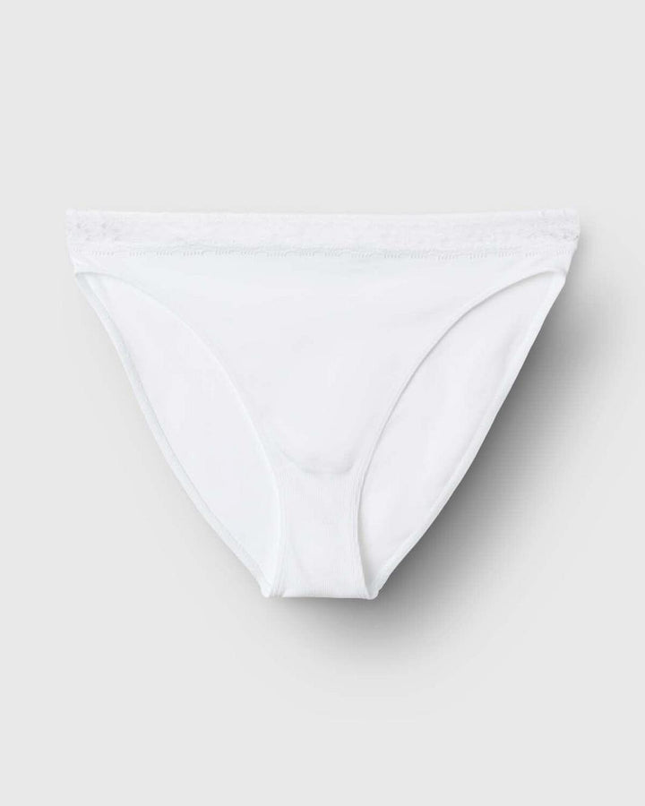 Molly&My Wardrobe - Luise Lace Brief 8002 - White Trusser 