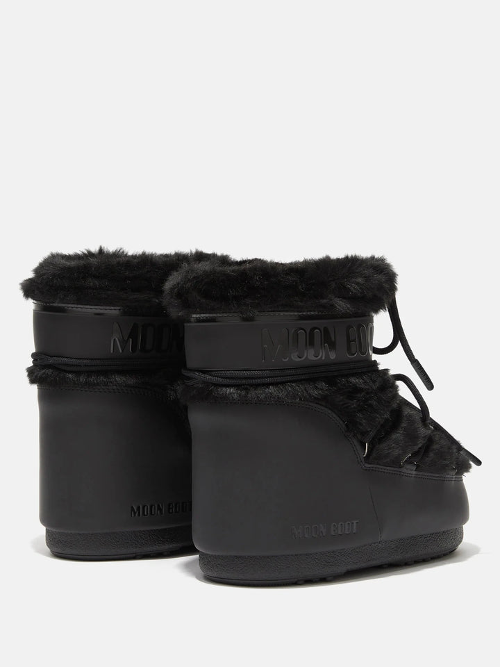 Moon Boot - Mb Icon Low Faux Fur Jr 80d1409390 - N001black Støvler 