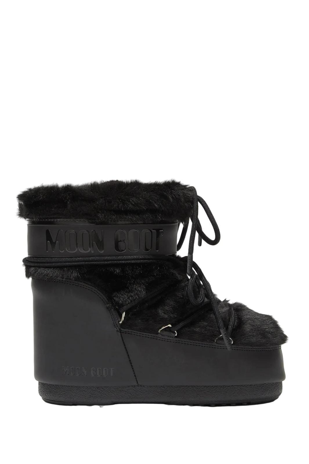 Moon Boot - Mb Icon Low Faux Fur Jr 80d1409390 - N001black Støvler 