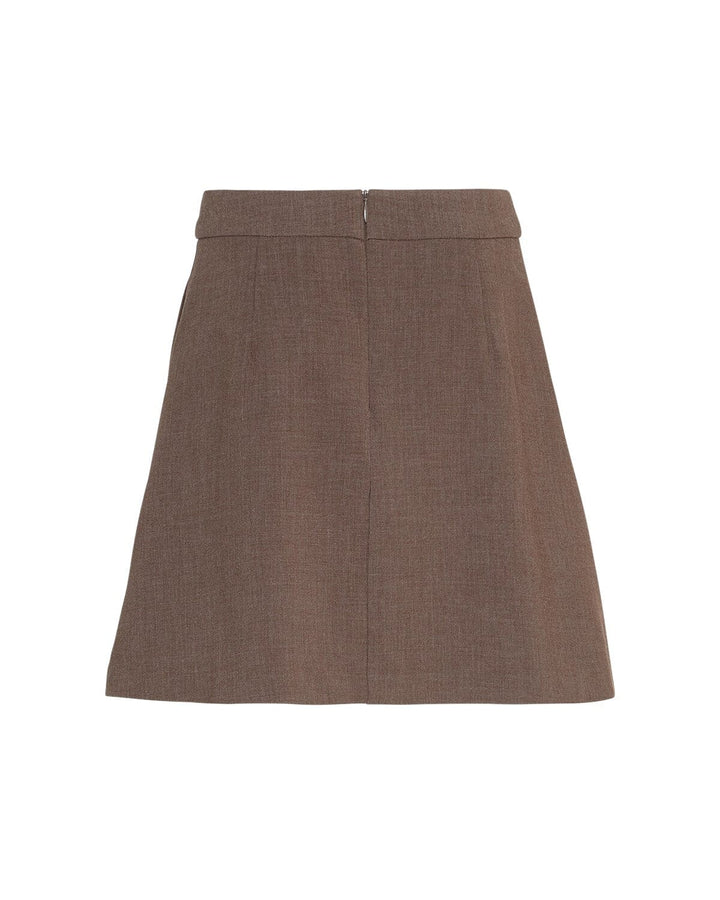 Moss Copenhagen - Mschrosina Michelle Skirt 19702 - Slate Black Mel Nederdele 