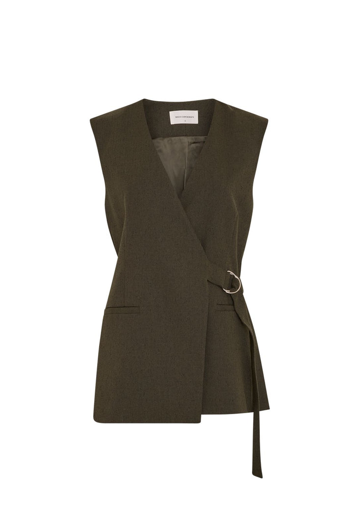MSCH Copenhagen - Mschcabrie Waistcoat 20070 - Forest N Mel
