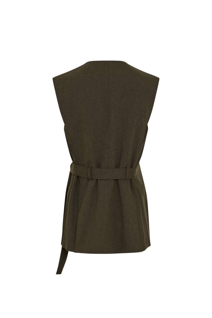 MSCH Copenhagen - Mschcabrie Waistcoat 20070 - Forest N Mel