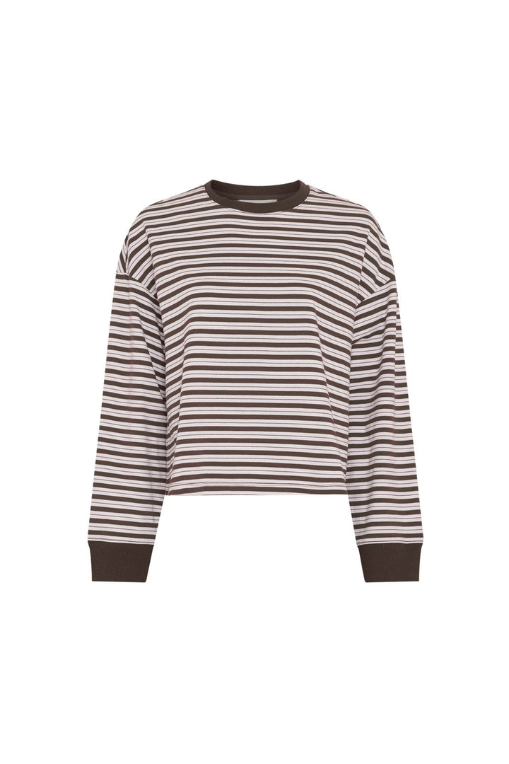 MSCH Copenhagen - Mschmonde Krestiane Pullover Stp 20083 - Egret Hot Fudge
