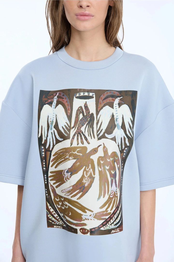 Munthe - Naploi 262114026266 - 81 - Light Blue T-shirts 