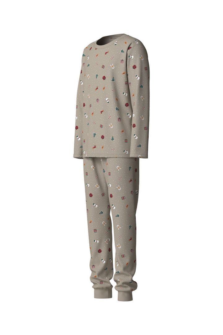 Name It - Nanvismas Ls Nightset - 5160344 Pure Cashmere Christmas