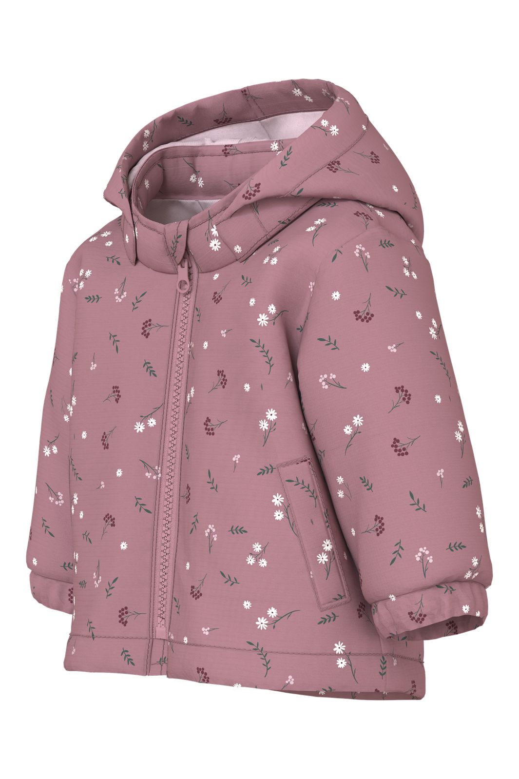 Name It - Nbfmaxi Jacket Pa Aop1 - 5056539 Wistful Mauve 2 Petite Flower