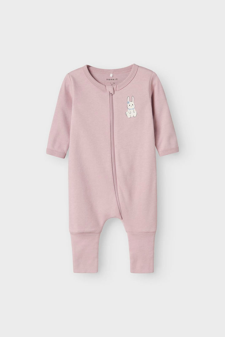 Name It - Nbfnightsuit Zip Ff Sand Rabbit - 4737157 Summer Sand
