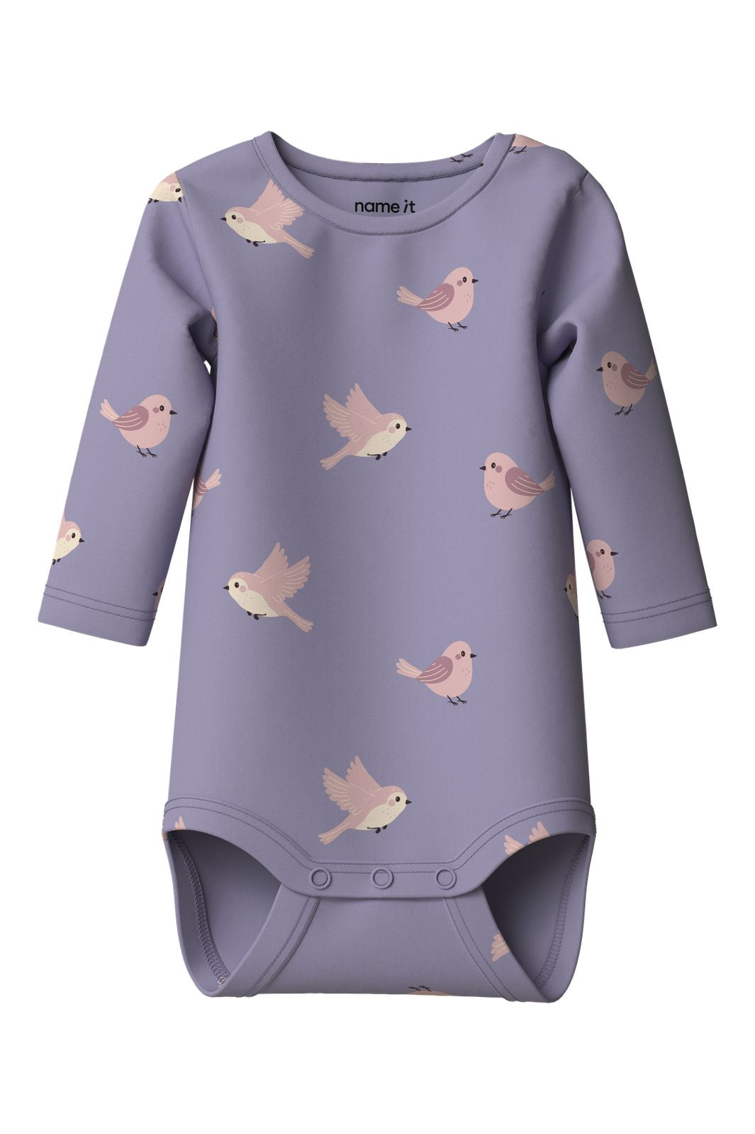 Name It - Nbfvandora Ls Body Box - 5129200 Heirloom Lilac Birds