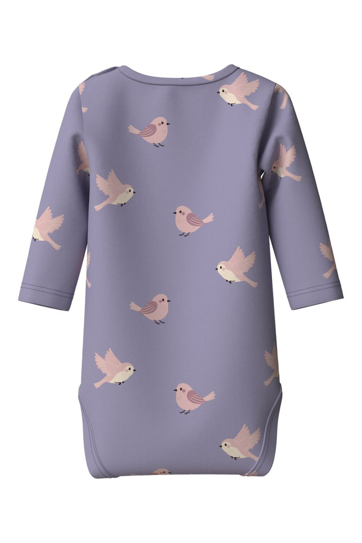Name It - Nbfvandora Ls Body Box - 5129200 Heirloom Lilac Birds