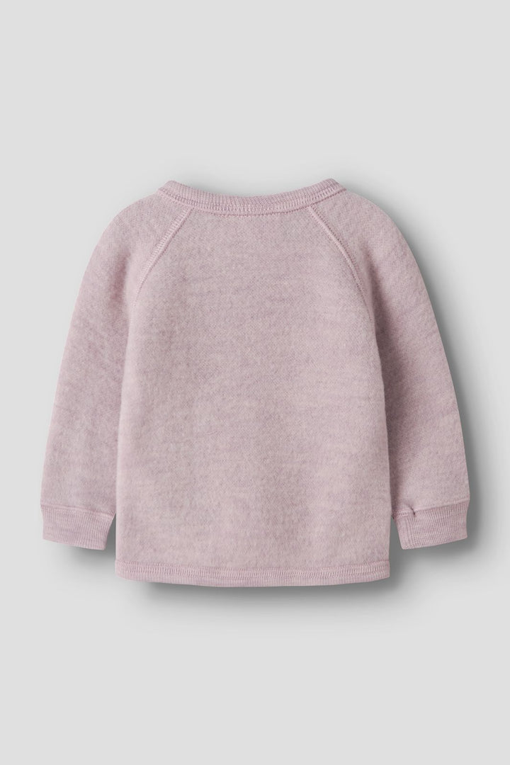 Name It - Nbfwmino Wool Ls Card - 4957695 Violet Ice