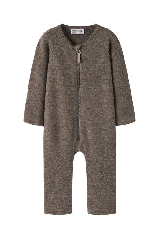 Name It - Nbnwmino Wool Ls Suit - 5079535 Morel