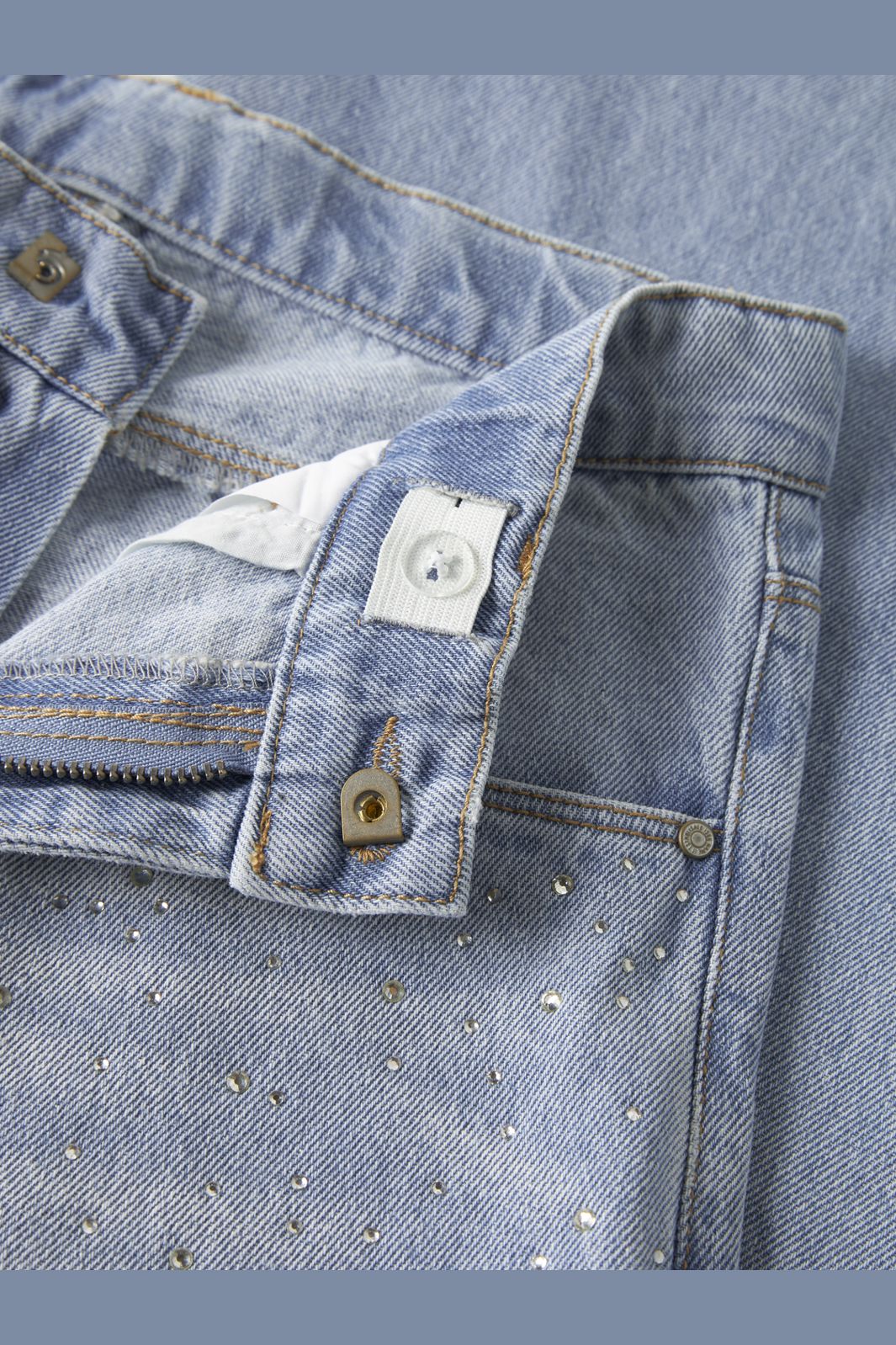 Name It - Nkfbella Wide Rhine Jeans 6608-Im - 5035715 Light Blue Denim