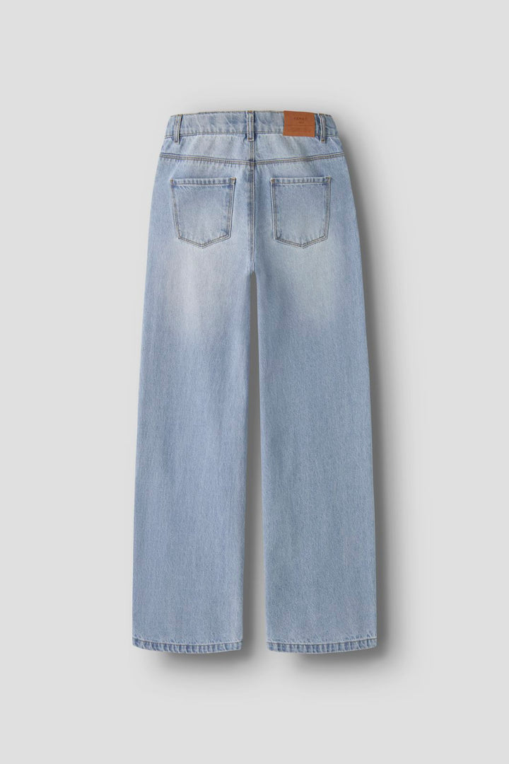 Name It - Nkfbella Wide Rhine Jeans 6608-Im - 5035715 Light Blue Denim