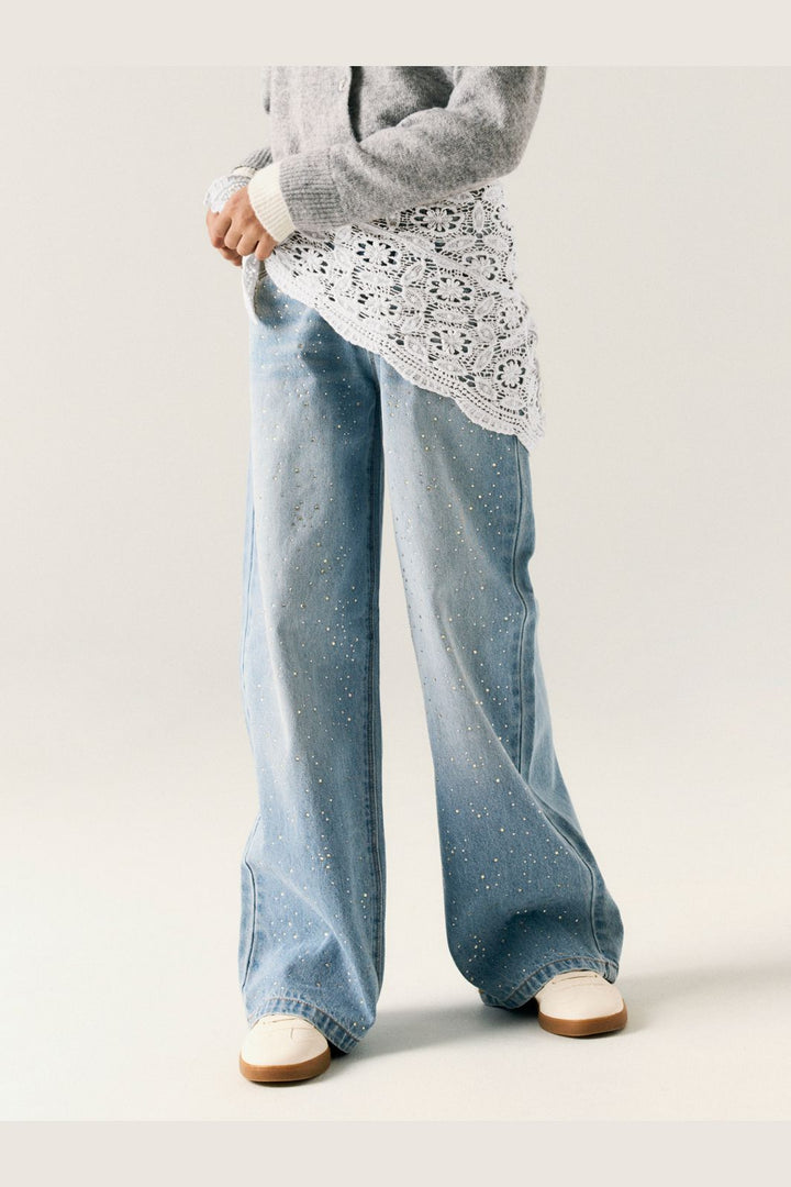 Name It - Nkfbella Wide Rhine Jeans 6608-Im - 5035715 Light Blue Denim
