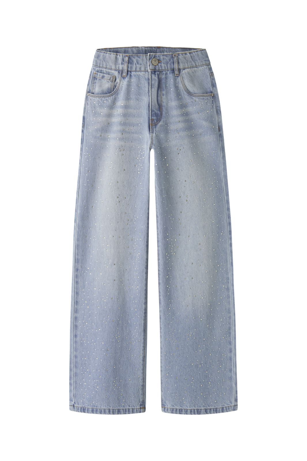 Name It - Nkfbella Wide Rhine Jeans 6608-Im - 5035715 Light Blue Denim