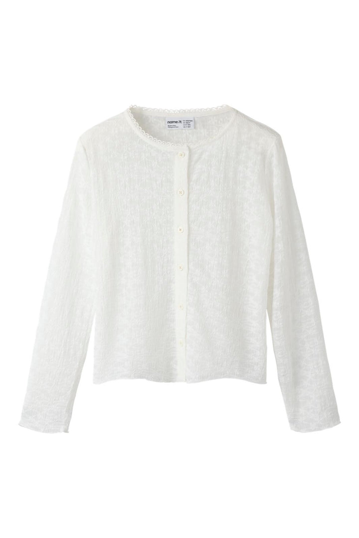 Name It - Nkffrinna Ls Card - 5129945 Bright White