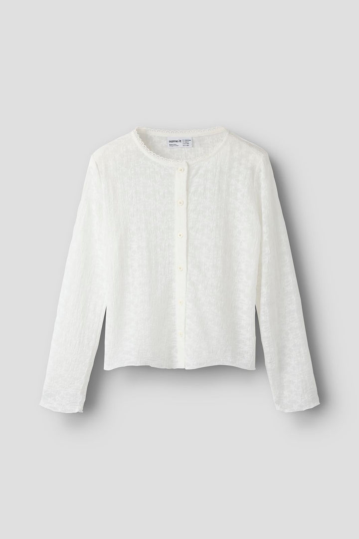 Name It - Nkffrinna Ls Card - 5129945 Bright White