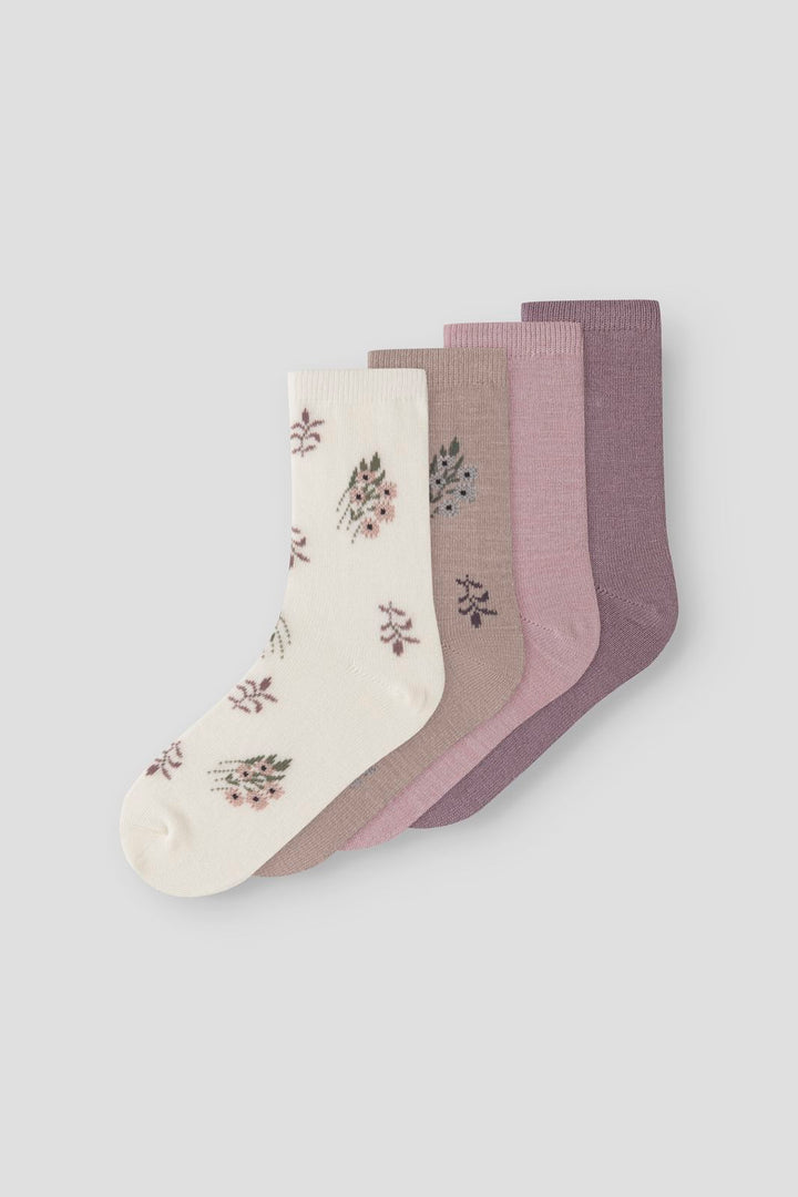 Name It - Nkfwak Wo/Bl 4P Sock - 4973729 Satellite 4P Sate Jaq+Toads+Violet+Snow Jaq
