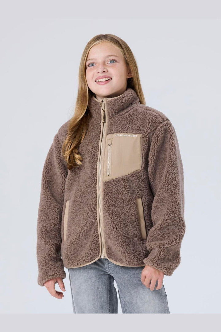 Name It - Nknmattia Sherpa Jacket Pb1 - 4992943 Mountain Trail