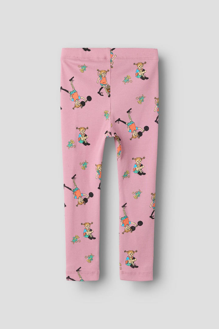 Name It - Nmfara Pippi Slim Legging Sky - 5133655 Lilas