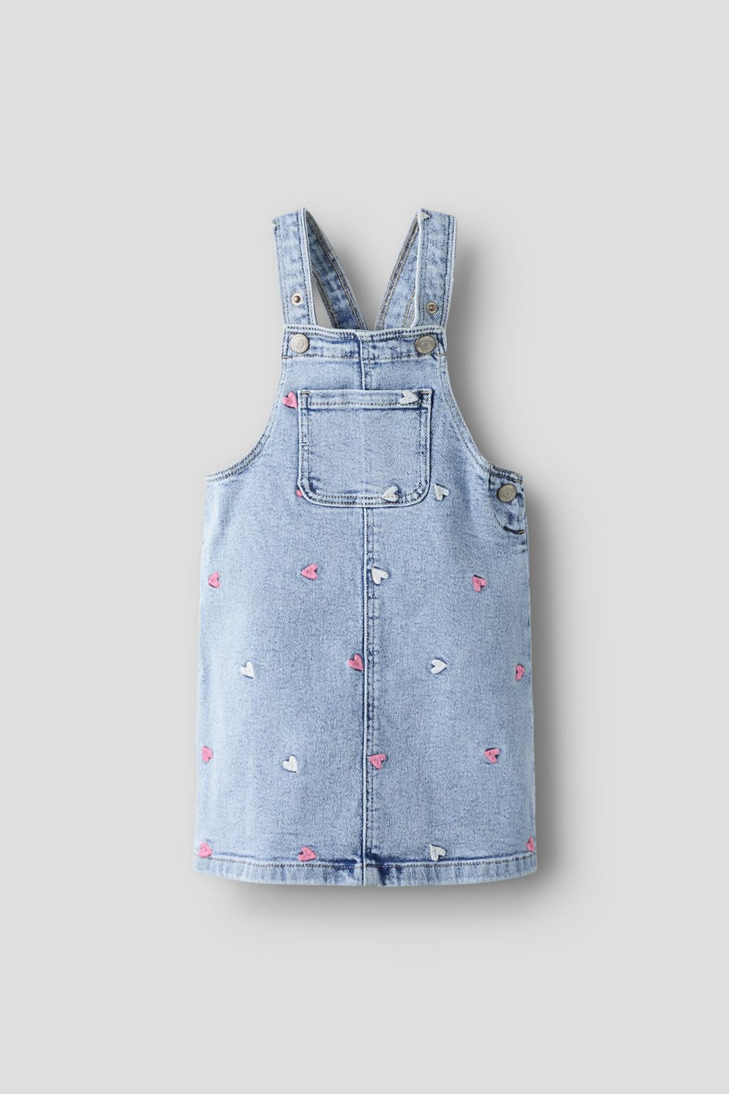Name It - Nmfelina Emb Spencer 2633-Fr T - 4893774 Light Blue Bleached Denim