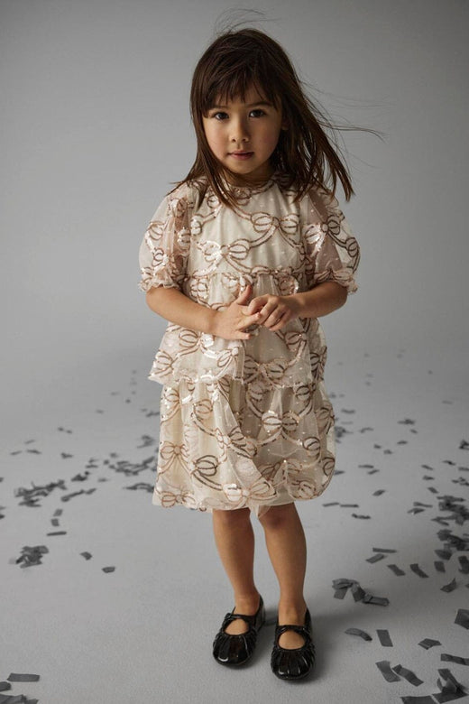 Name It - Nmfrila Tulle Ss Dress - 5114972 Birch