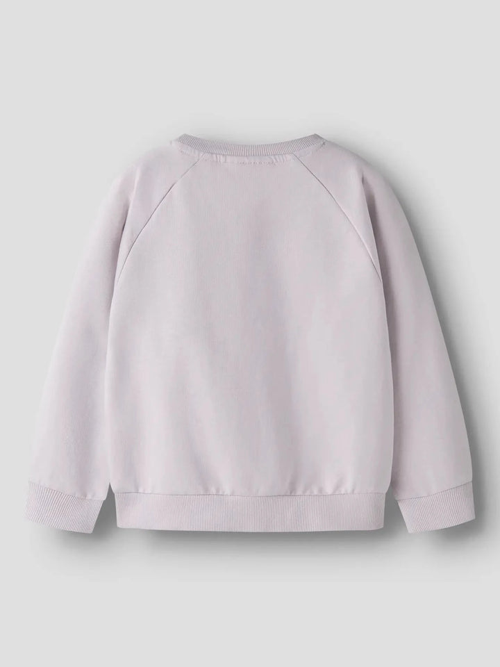 Name It - Nmfvenus Ls Nreg Sweat - 4971008 Lilac Marble Teddy Bear Sweatshirts 