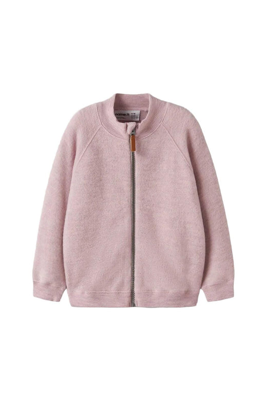 Name It - Nmfwmino Wool Brushed Ls Card - 4969348 Violet Ice Cardigans 