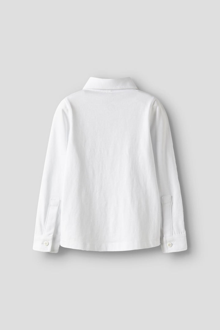 Name It - Nmmronalo Ls Jersey Shirt - 4874456 Bright White