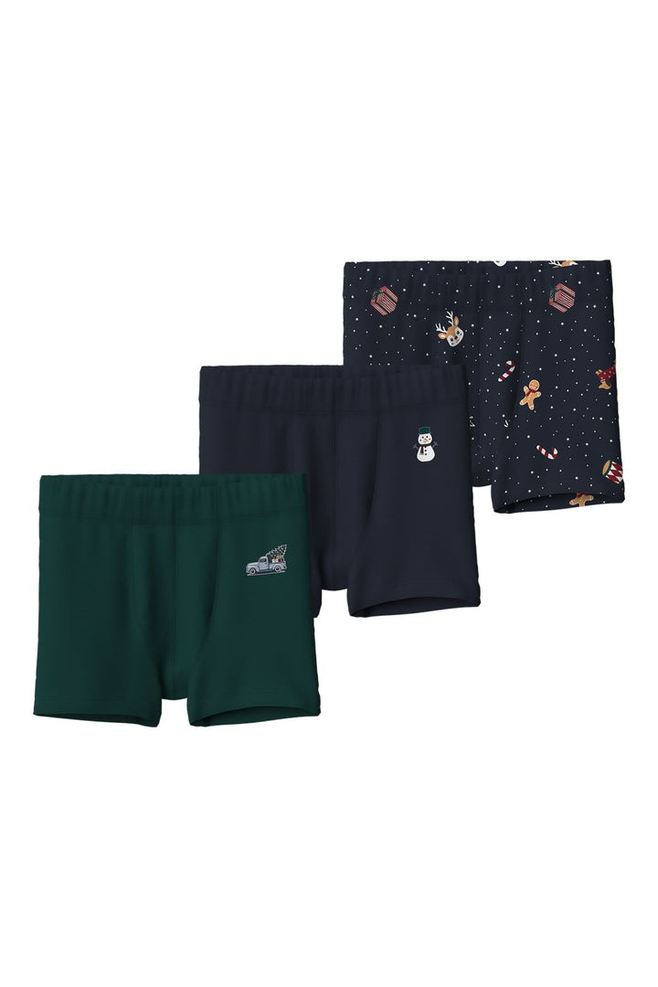 Name It - Nmmvismas Tights Giftpack - 5144330 Navy Blazer W/ Botanical Garden + Navy Blazer