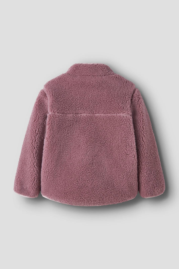 Name It - Nmnmattia Sherpa Jacket Pb1 - 4992958 Wistful Mauve