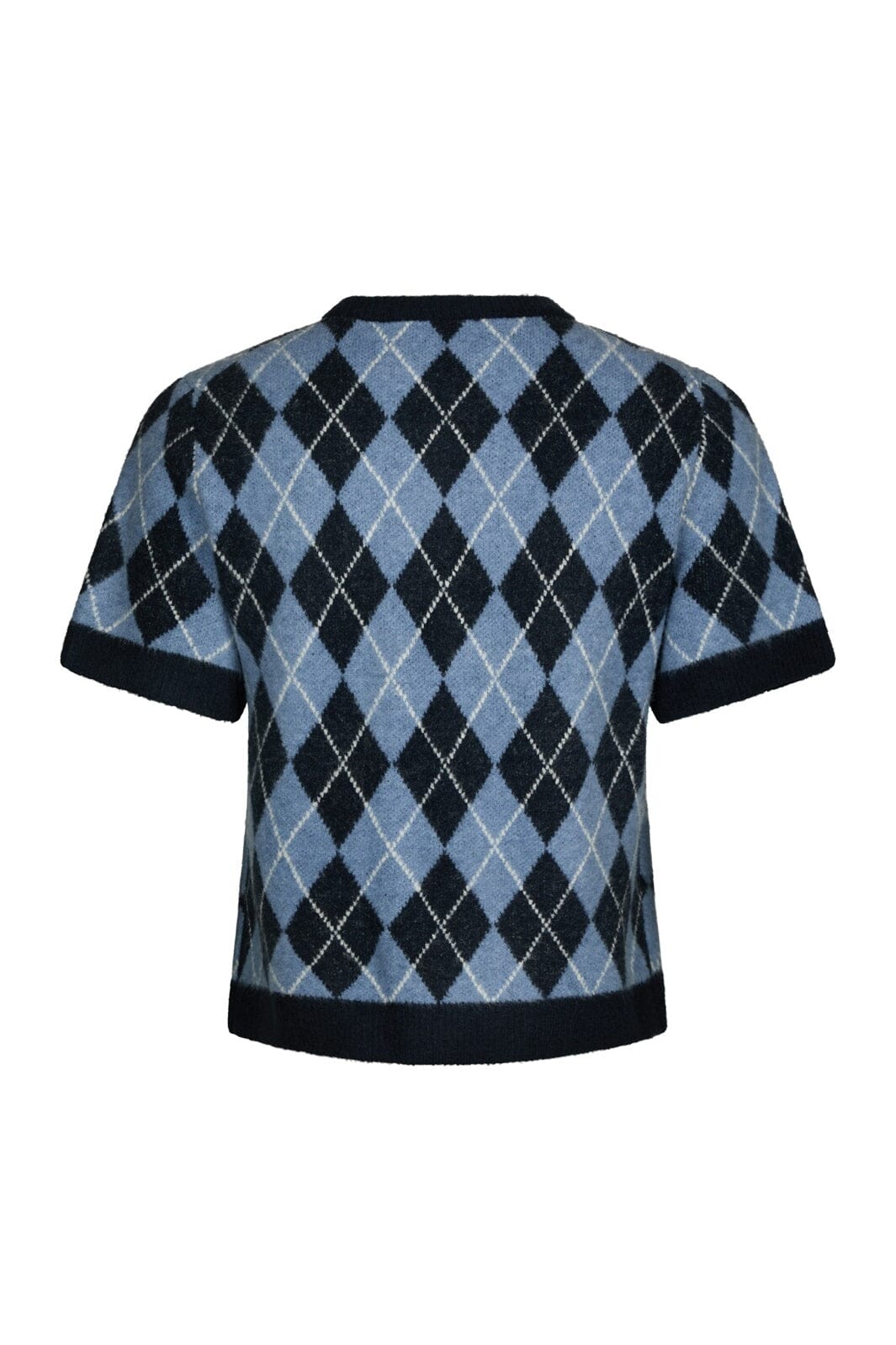 Neo Noir - Allestar Check Knit Cardigan 165729 - 141 - Navy