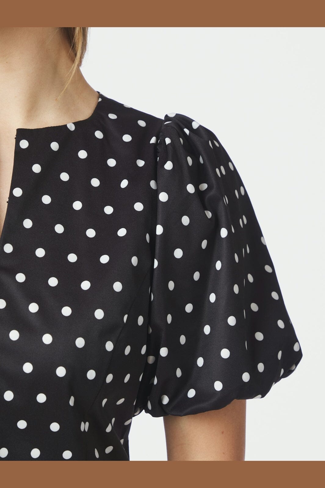 Neo Noir - Anela Dot Blouse 167821 - 100 - Black
